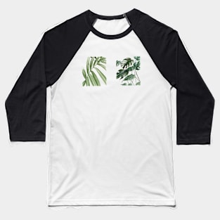 Greenery Squares Baseball T-Shirt